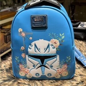 Loungefly Blue Star Wars Backpack